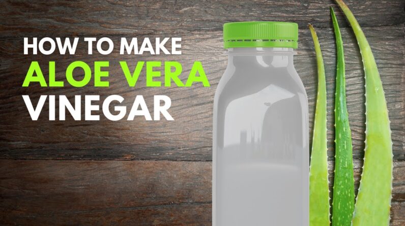 How To Make Aloe vera Vinegar