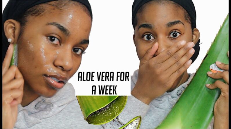 I used Fresh Aloe Vera on My Face for A WEEK...This is what happened.