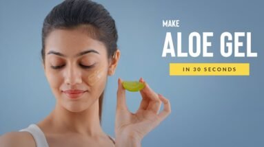 Make PURE Aloe Vera Gel At HOME | With NO CHEMICALS #Shorts