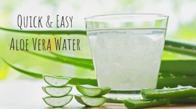 Easiest Way To Make Aloe Vera Water For Hair, Skin, & Diet | CaliCurls