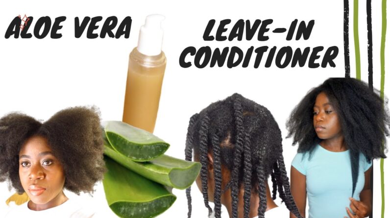 HOMEMADE ALOE VERA LEAVE-IN CONDITIONER FOR EXTREME HAIR GROWTH?| Y'all Need to Try This | angelique