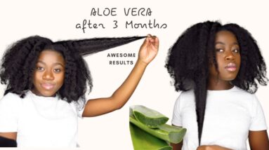 ALOE VERA BEST RESULTS AFTER 3 MONTHS OF USE 😱| AMAZING RESULTS | Y'all Need to See This | angelique