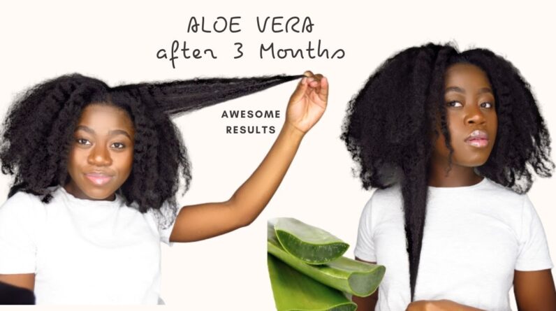 ALOE VERA BEST RESULTS AFTER 3 MONTHS OF USE ?| AMAZING RESULTS | Y'all Need to See This | angelique