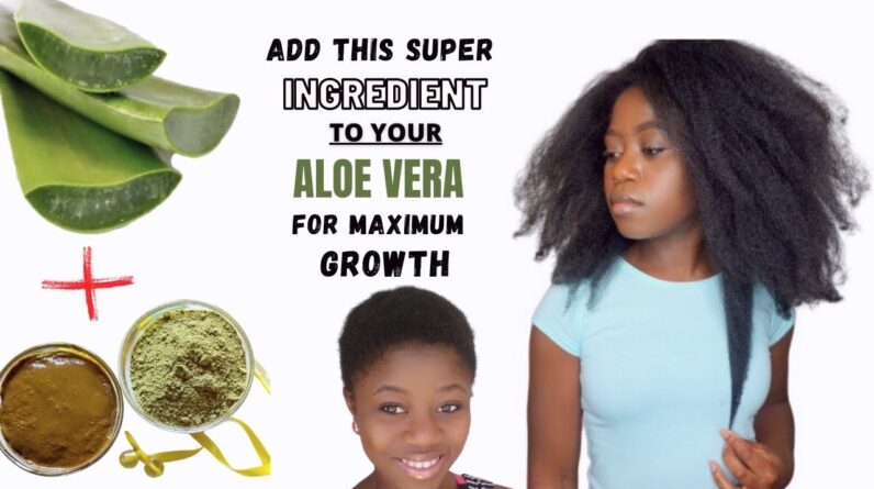 ADD THIS SUPER INGREDIENT TO YOUR ALOE VERA FOR MASSIVE HAIR GROWTH | This Will Help Grow Your Hair