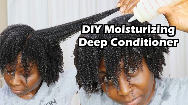 DIY Moisturizing Deep Conditioner using Ambunu | Natural Hair |  DiscoveringNatural