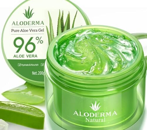 Unlock Radiant Skin: The Soothing Power of Aloderma's 96% Pure Aloe Vera Gel